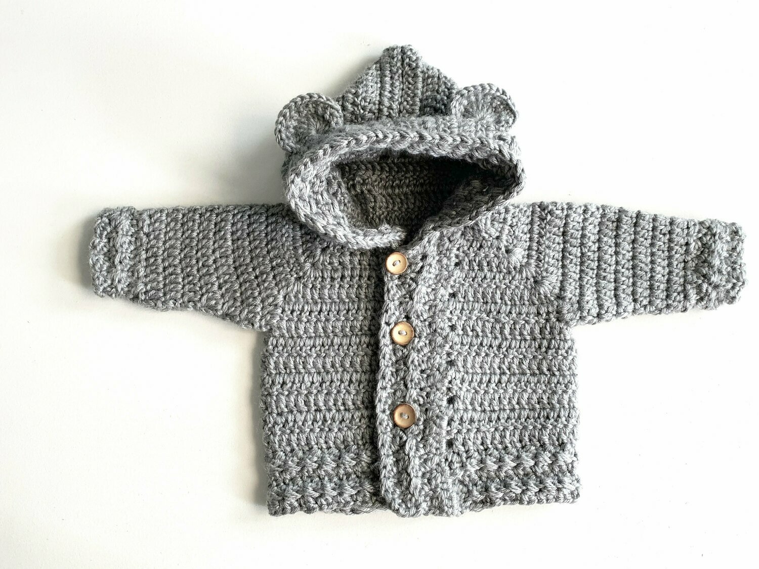 Hooded Bear Cardigan