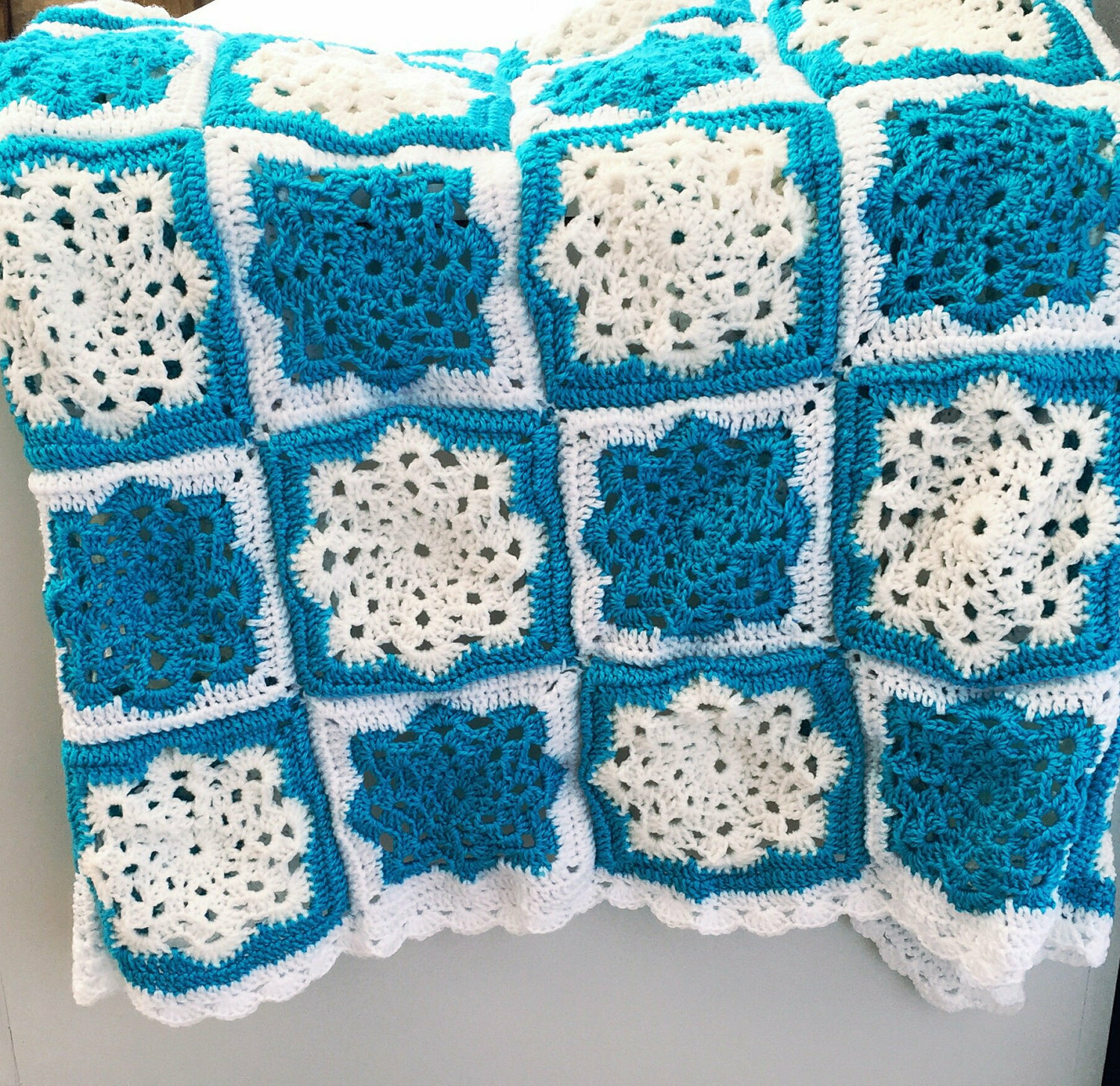 Crochet Snowflake Blanket