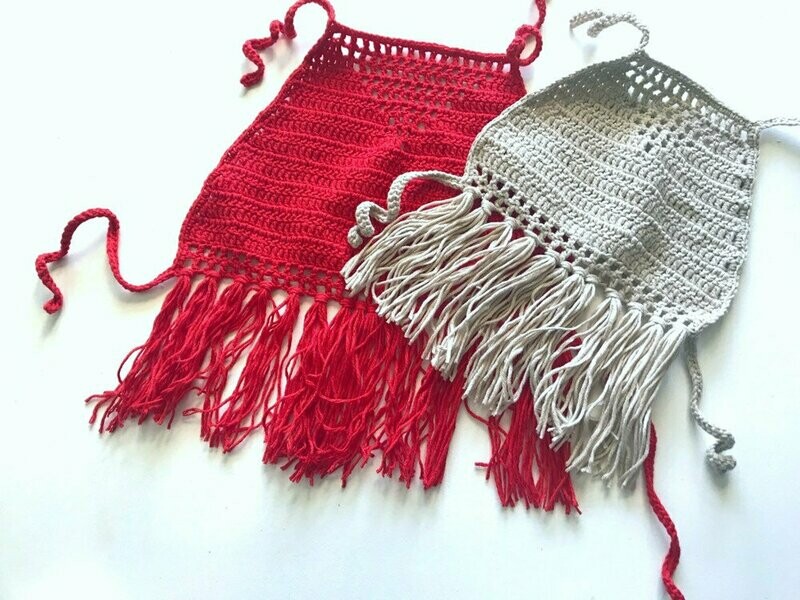 Boho Fringe Girls Top