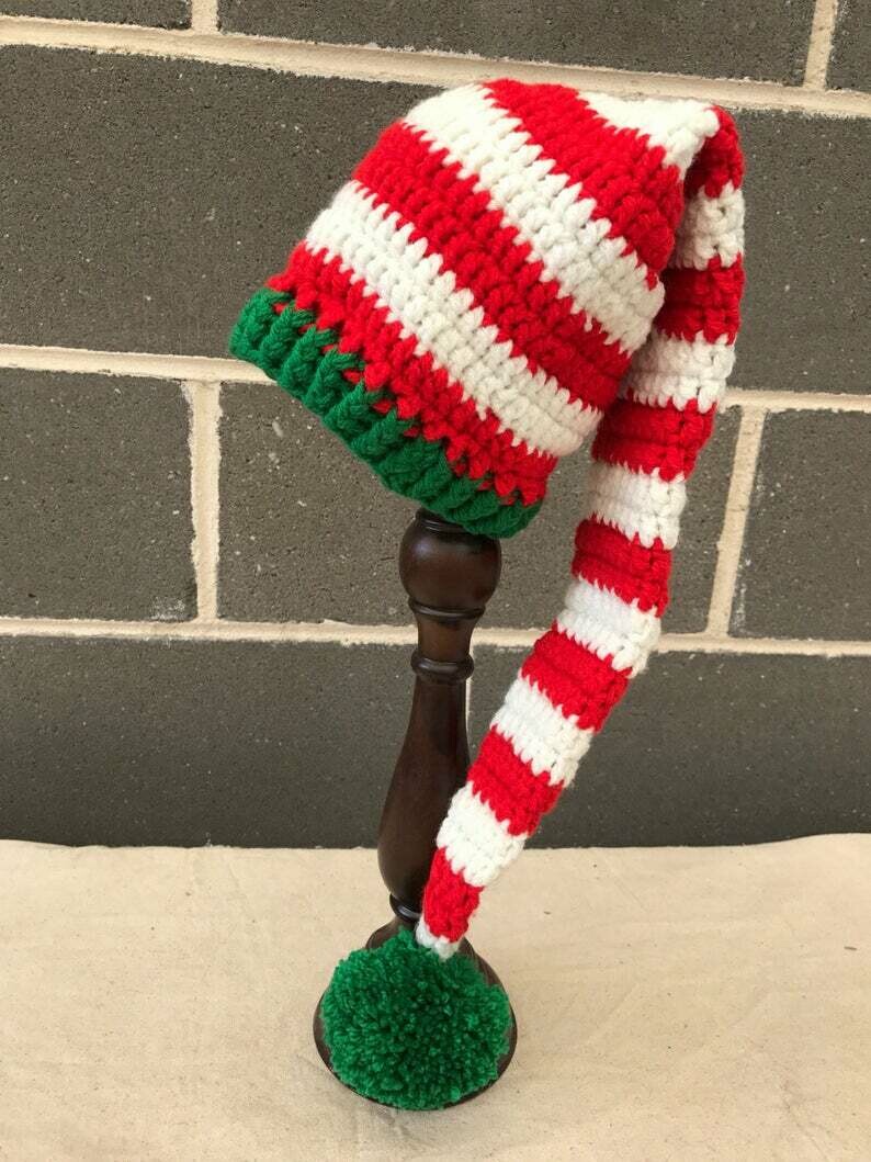 Long Tail Christmas Stocking Beanie
