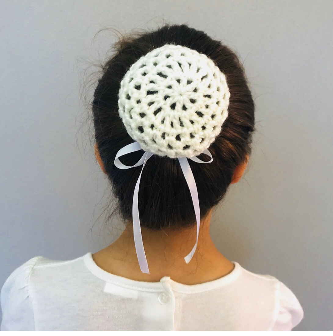 Ballerina Crochet Bun Cover