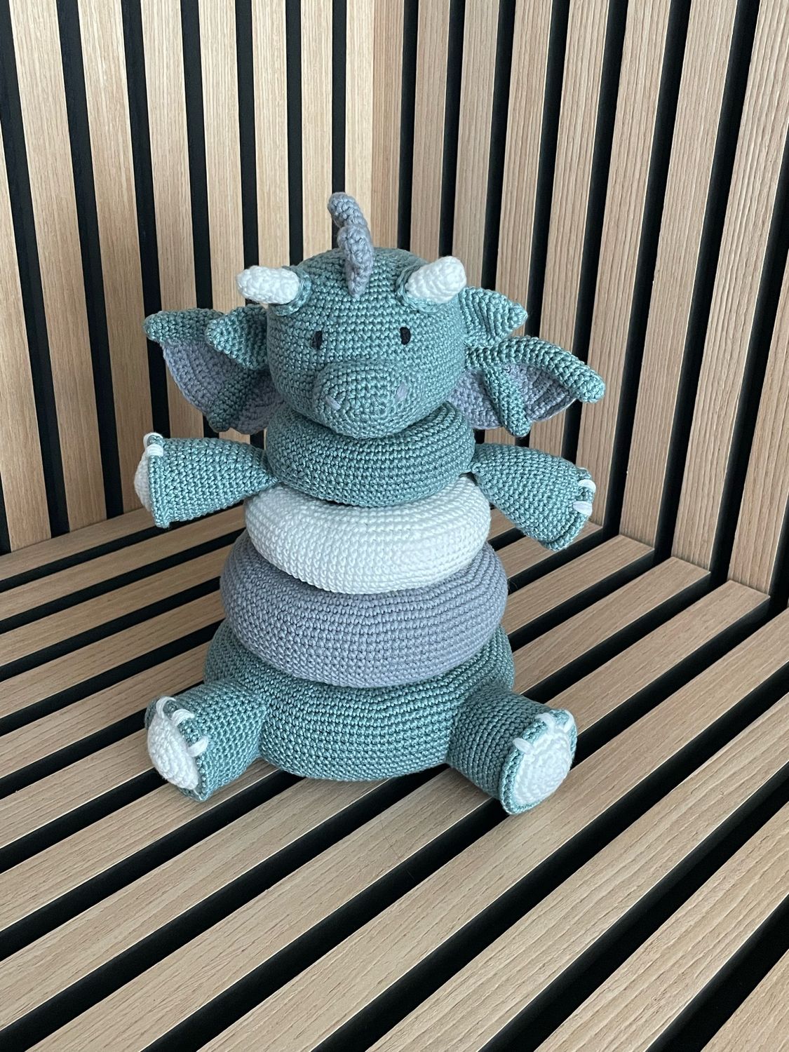 Crochet Bee Stacking Toy