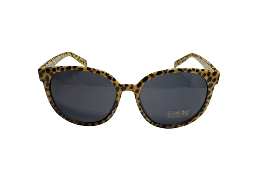 Sonnenbrille Leopard gelb