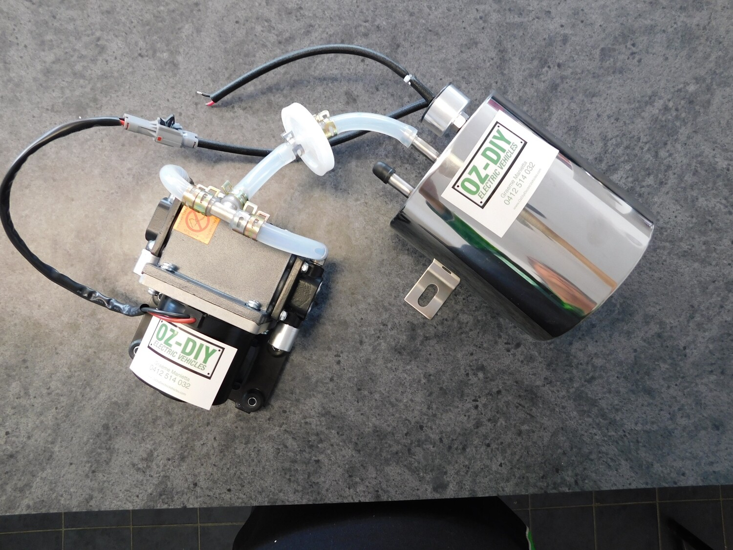 High powered, electric brake pumps.