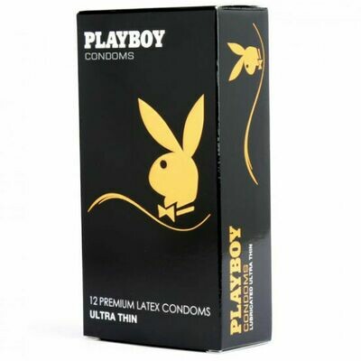 PLAYBOY ULTRA FINO CONDON TRANSPARENTE 12 UDS 54MM