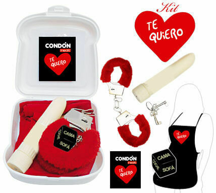 KIT ERÓTICO ROJO TE QUIERO / I LOVE YOU