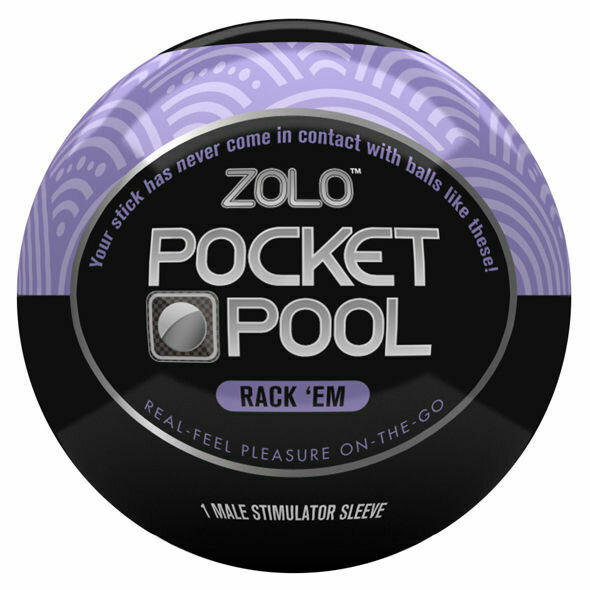 ZOLO POCKET BOLA MASTURBADOR  RACK &#39;EM