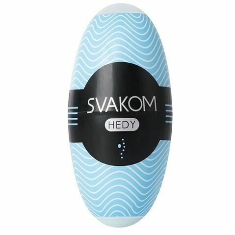 SVAKOM HEDY MASTURBADOR AZUL PACK  6 UNIDADES