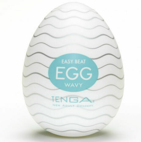 TENGA HUEVO MASTURBADOR AZUL WAVY
