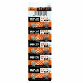 MAXELL PILA BOTON ALCALINA LR1130 LR54 AG10 1,5V BLISTER*10