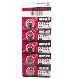 MAXELL PILA BOTON LITIO CR1220 3V BLISTER*5