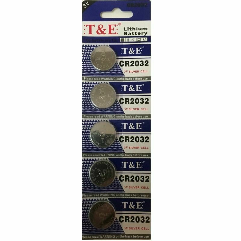 PILAS PACK 5 UNIDADES CR2032 (3V)
