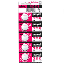 MAXELL PILA BOTON LITIO CR2032 3V BLISTER*5