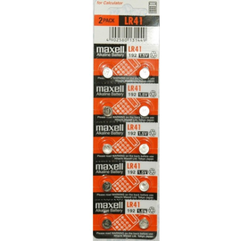 MAXELL PILA BOTON ALCALINA LR41 AG3 1,5V BLISTER*10