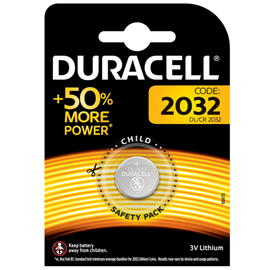 DURACELL PILA BOTON LITIO CR2032 3V BLISTER*1