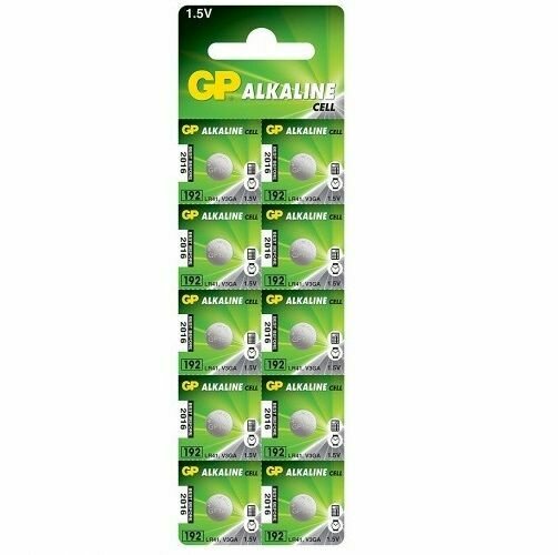GP PILA ALCALINA 192 LR41 AG3 1,5V BLISTER*10
