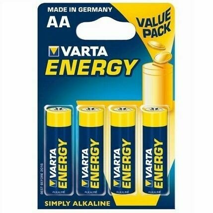 VARTA ENERGY PILA ALCALINA AA LR6 BLISTER*4