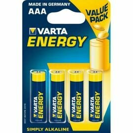 VARTA ENERGY PILA ALCALINA AAA LR03 BLISTER*4