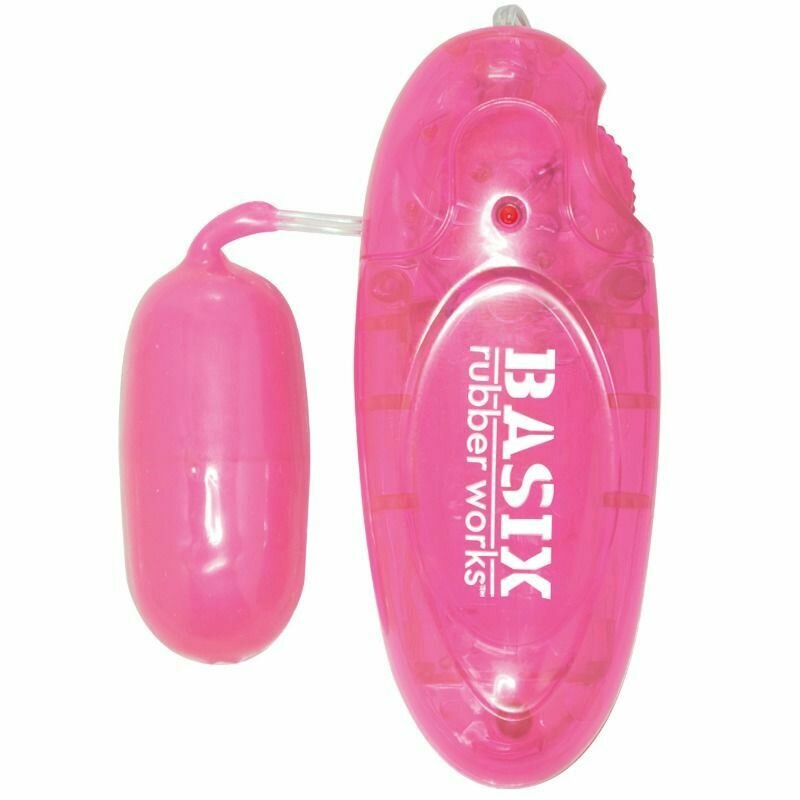BASIX HUEVO VIBRADOR DE GELATINA ROSA