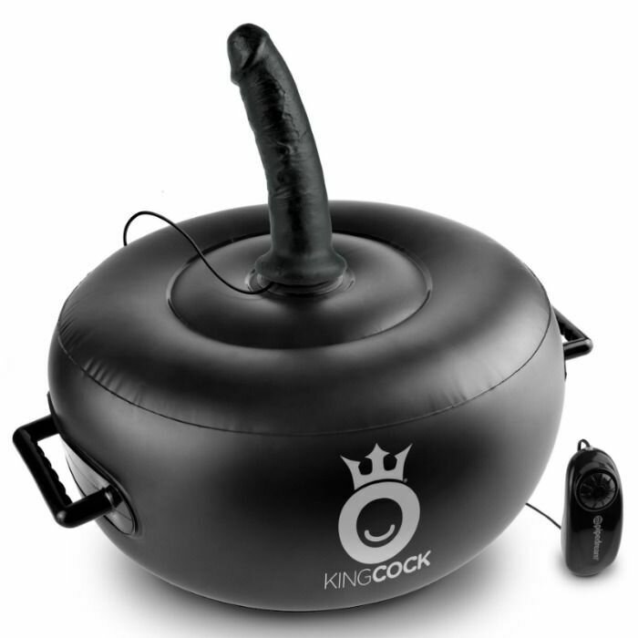 ASIENTO HINCHABLE DELUXE CON VIBRACION KING COCK