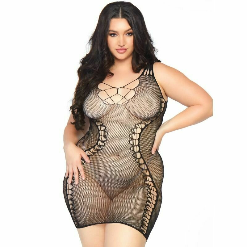 LEG AVENUE HOURGLASS MINI DRESS 1X-2X