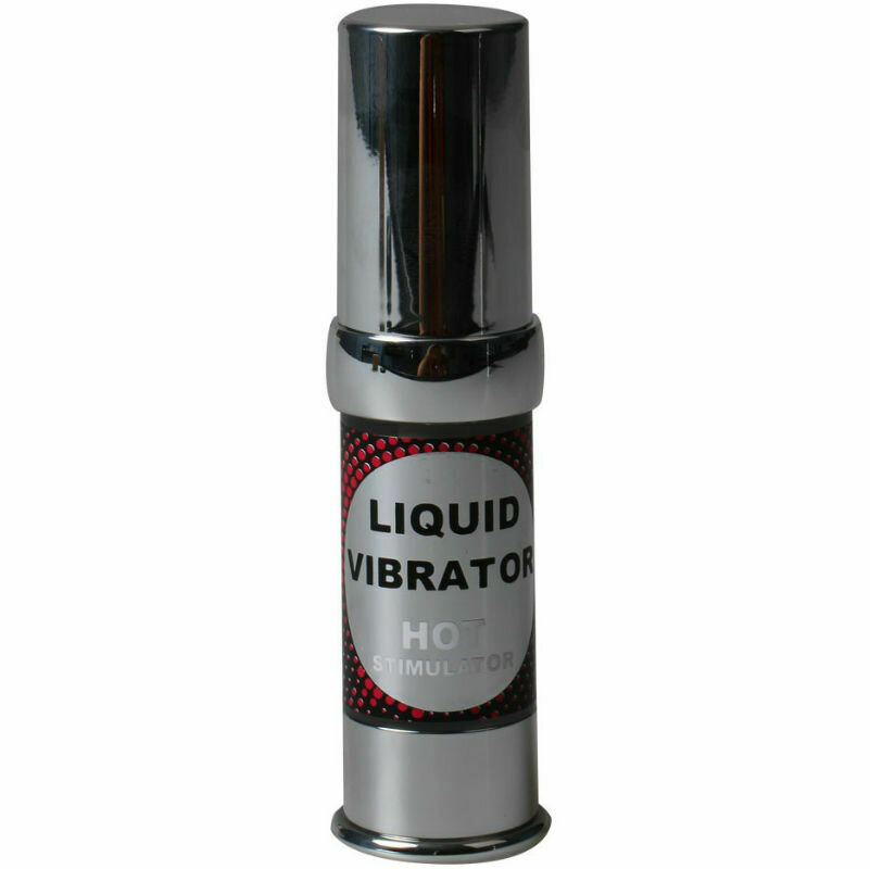 VIBRADOR LÍQUIDO EFECTO CALOR Y AROMA DE FRESAS CON NATA