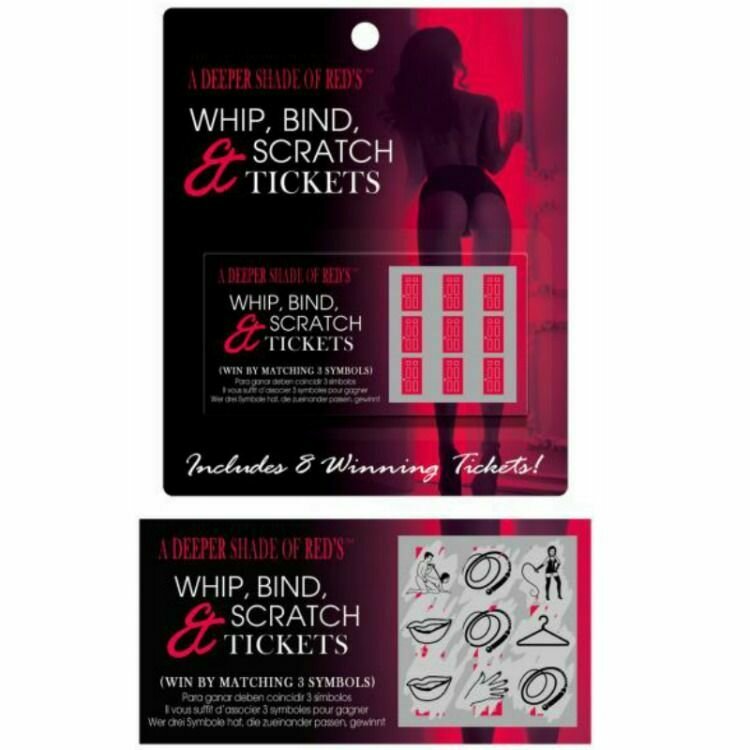 KHEPER GAMES JUEGO WHIP, BIND AND SCRATCH TICKETS ES/EN/FR/DE