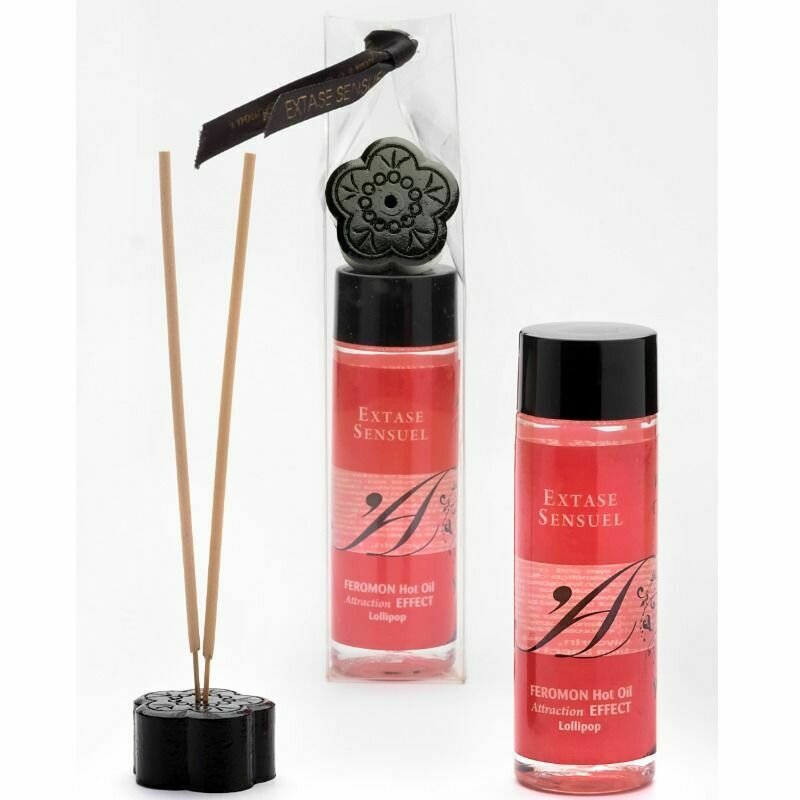 EXTASE SENSUEL A. DE MASAJE EFECTO CALOR CON FEROMONAS PIRULET 100ML