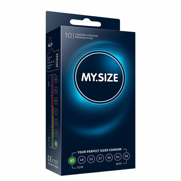 MY SIZE NATURAL CONDOM LATEX 47MM 10UDS