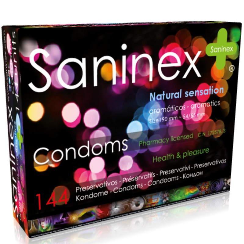 SANINEX CONDOMS NATURAL SENSATION 144 UDS