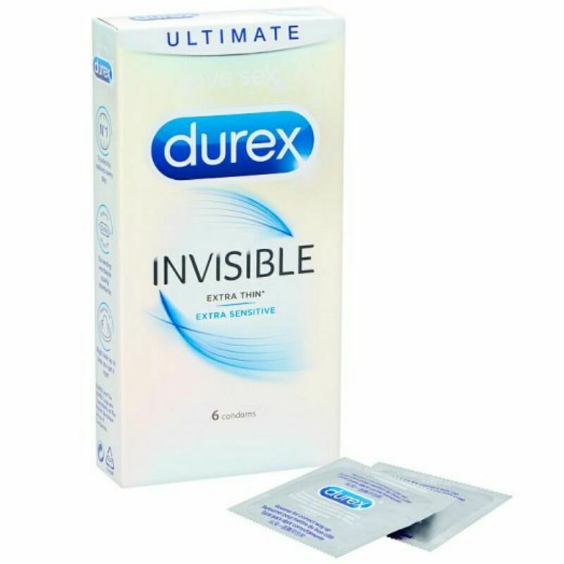 DUREX INVISIBLE EXTRA FINO 6 UNIDADES