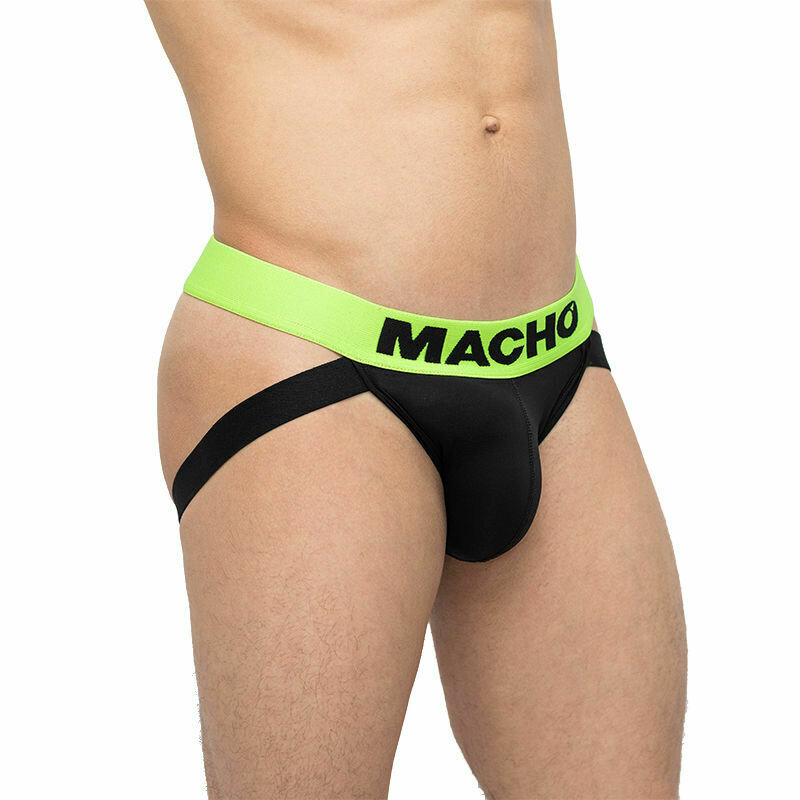 MACHO - MX200V SUSPENSORIO VERDE Y NEGRO L