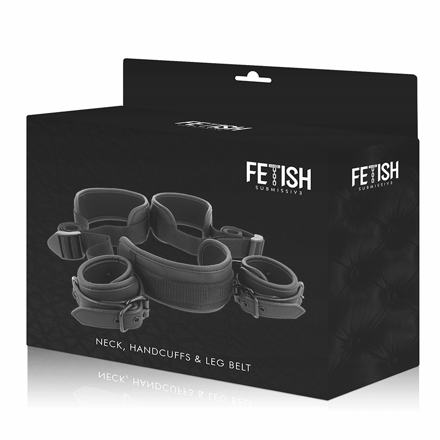 FETISH SUBMISSIVE POSICIÓN PIERNAS ABIERTAS CON ESPOSAS