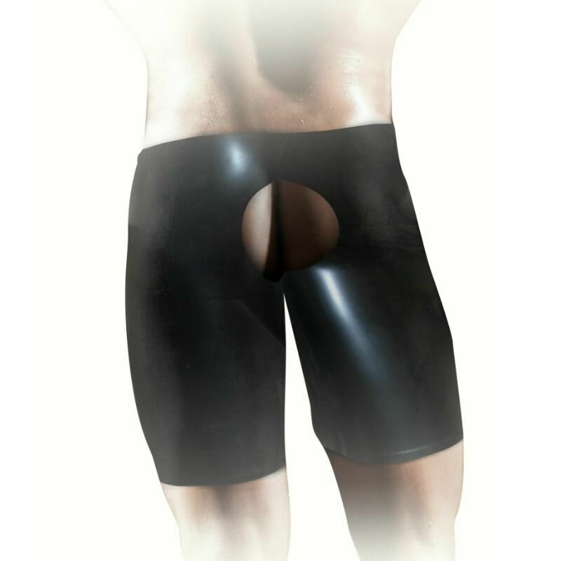 FISTIT - SHORTS DE LATEX UNISEX - NEGRO L/XL