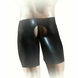 FISTIT - SHORTS DE LATEX UNISEX - NEGRO L/XL