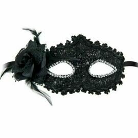MASCARA VENECIANA BELLA FIGURA NEGRO