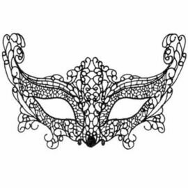 MASCARA VENECIANA LA MUETTE NEGRO
