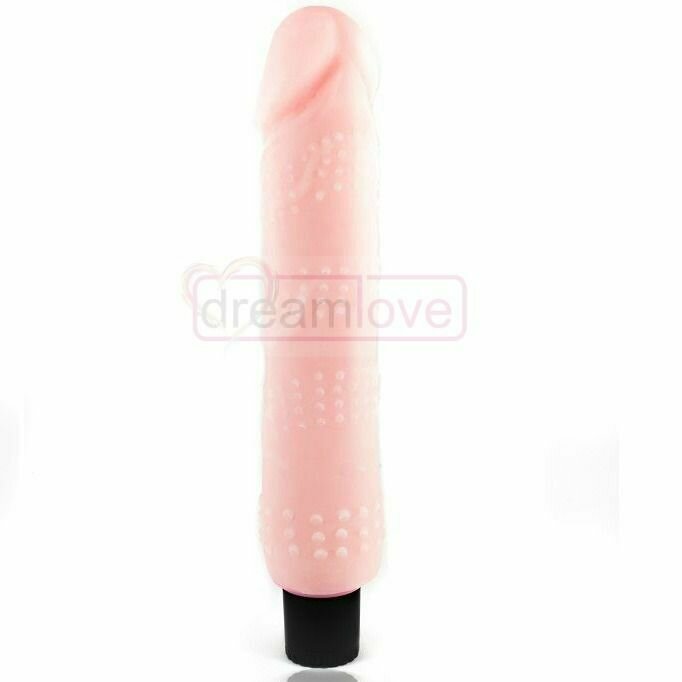 VIBRADOR LOVE CLONE EFECTO RELIEVE 24,7CM  NATURAL PUNTO G