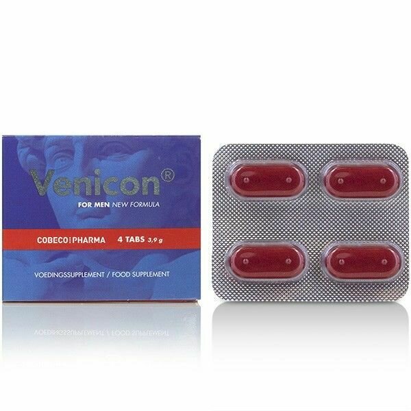 VENICOM POTENCIADOR MASCULINO 4 CAPS