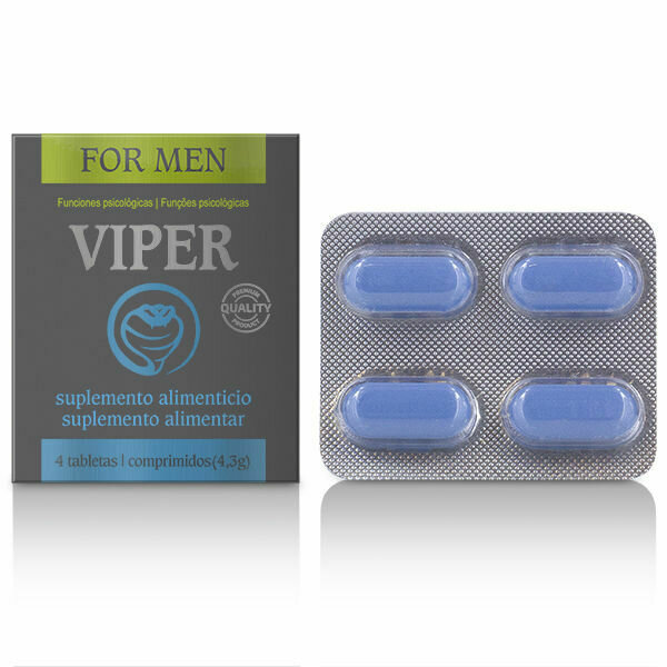 VIPER POTENCIADOR MASCULINO 4 CAPSULAS ES/PT