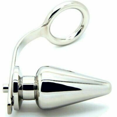 METAL HARD ANILLO TESTICULOS Y PLUG METAL