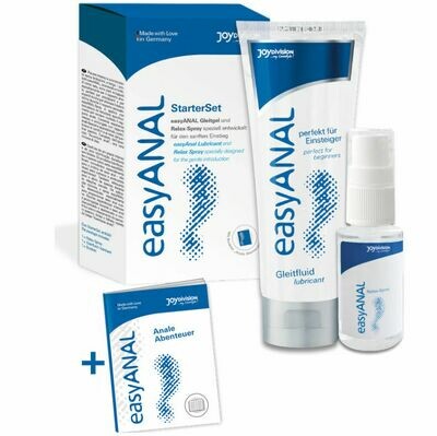 EASY ANAL STARTER SET LUBRICANTE + RELAJANTE ANAL