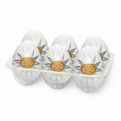 TENGA HUEVO MASTURBADOR SHINY PACK 6 UD