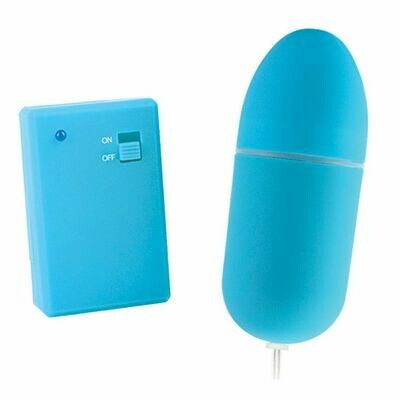NEON HUEVO VIBRADOR CONTROL REMOTO ACUÁTICA AZUL