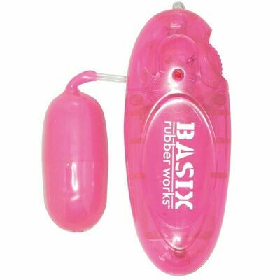 BASIX HUEVO VIBRADOR DE GELATINA ROSA