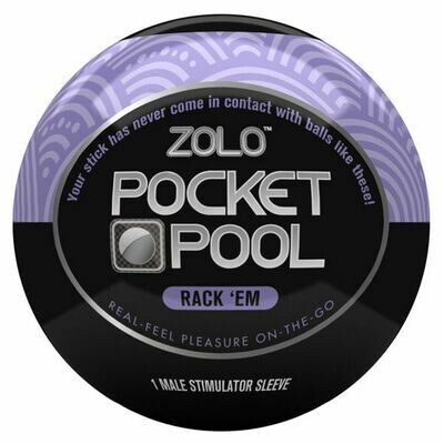 ZOLO POCKET BOLA MASTURBADOR  RACK &#39;EM