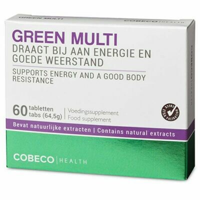 COBECO GREEN MULTI VITAMINAS 60 CAPS FLATPACK EN/NL