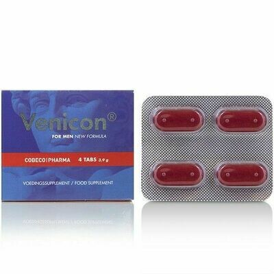 VENICOM POTENCIADOR MASCULINO 4 CAPS