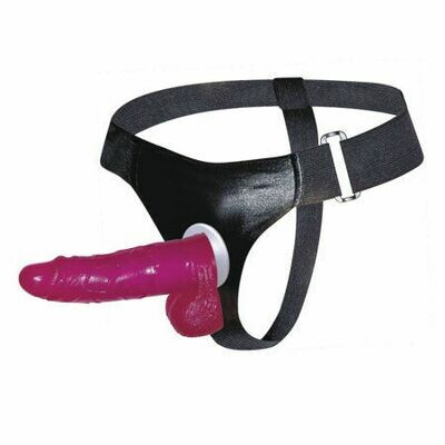 PASSIONATE HARNESS LILA REALISTICO 15CM