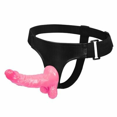 ARNES ROSA CON PENE REALISTICO Y BRAGUITA AJUSTABLE 15 CM ROSA